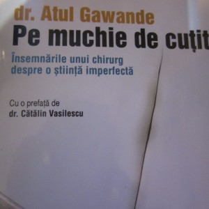 pe muchie de cutit